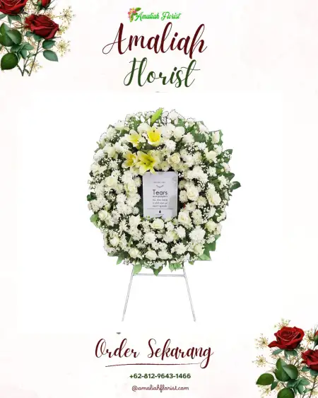 Krans Bunga Duka Suka Menanti
